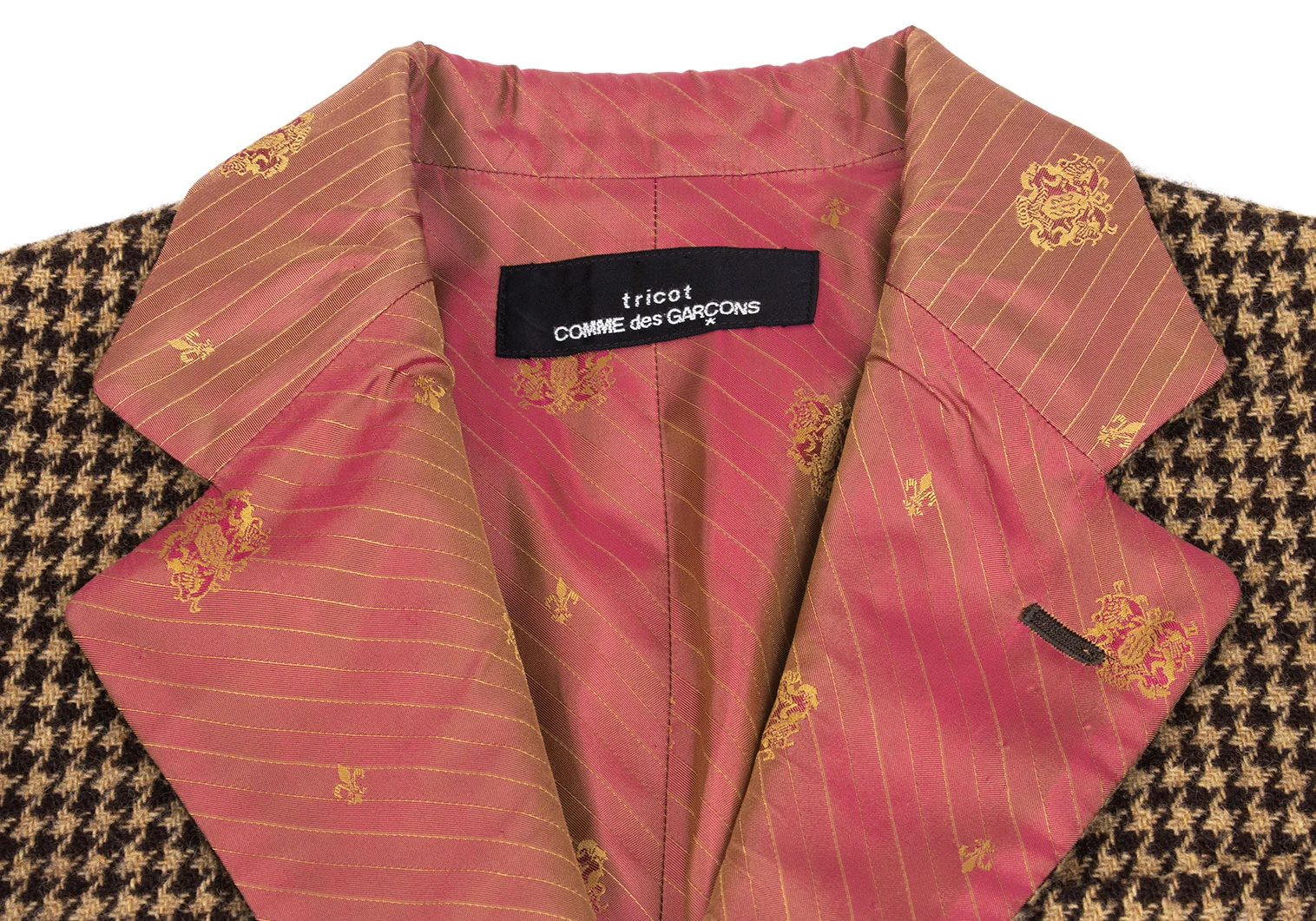 トリココムデギャルソンtricot COMME des GARCONS リバーシブル千鳥格