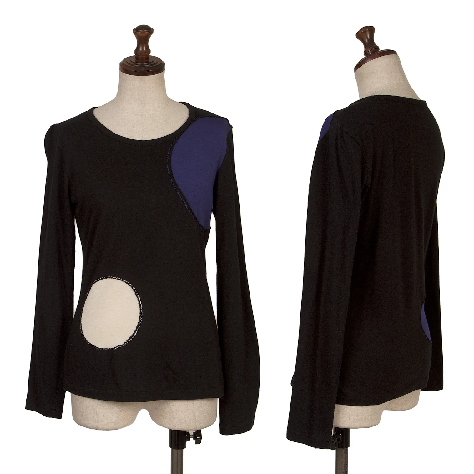 ヨウジヤマモト ファムYohji Yamamoto FEMME ドットジャガードジグザグ