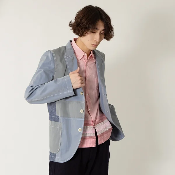 コムデギャルソン シャツCOMME des GARCONS SHIRT コットン異素材切替