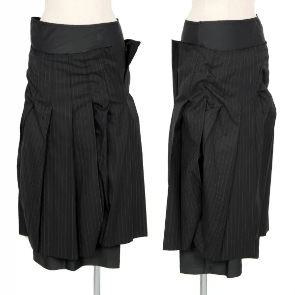 コムデギャルソンCOMME des GARCONSウールピンストライプストレッチ