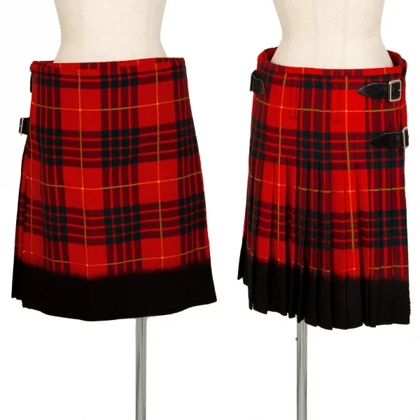 コムデギャルソンCOMME des GARCONSロキャロン社タータンチェック裾