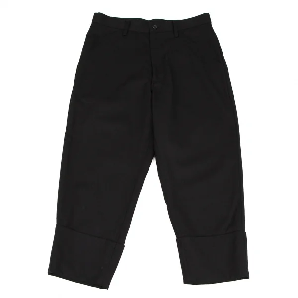 ブラックコムデギャルソンBLACK COMME des GARCONS ウールギャバ裾