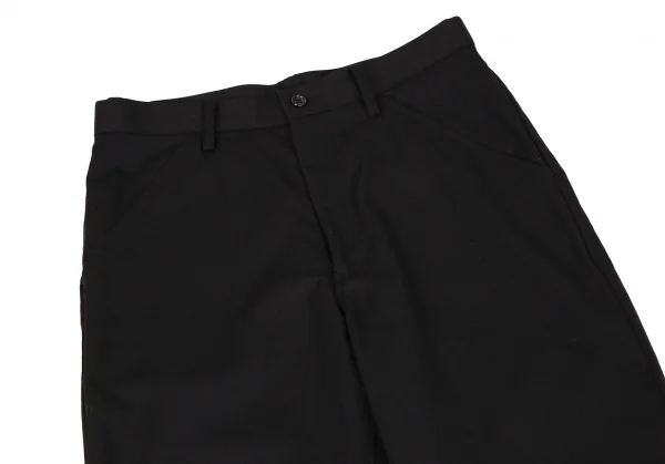 ブラックコムデギャルソンBLACK COMME des GARCONS ウールギャバ裾