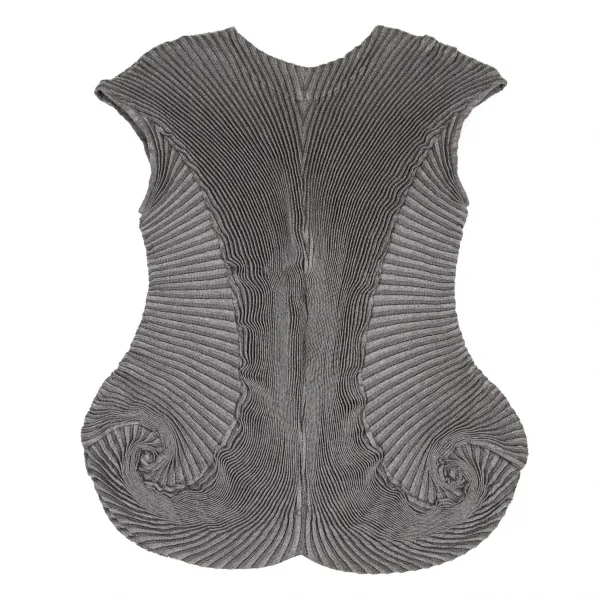 イッセイミヤケISSEY MIYAKE 3Dスチームストレッチスパイラルプリーツ