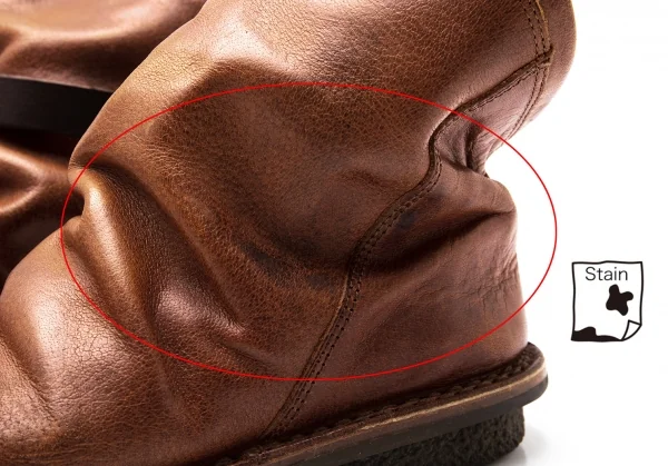 トリッペンtrippen BOMB ボム レザーベルトショートブーツ 茶37(24cm位