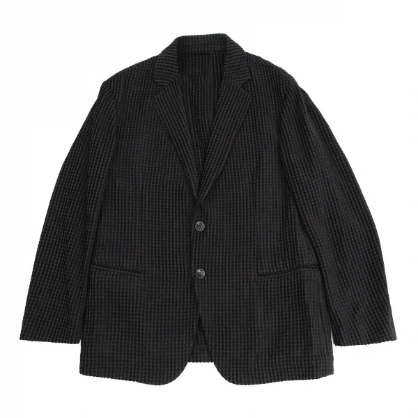 ジョルジオ アルマーニGIORGIO ARMANI ベロアストライプジャケット 黒