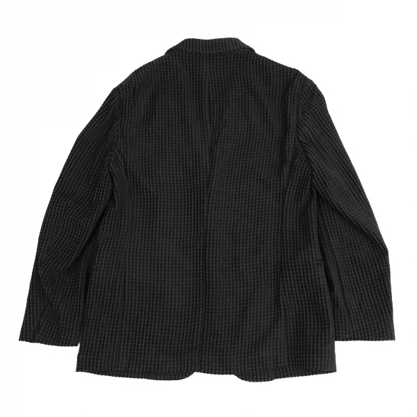 ジョルジオ アルマーニGIORGIO ARMANI ベロアストライプジャケット 黒