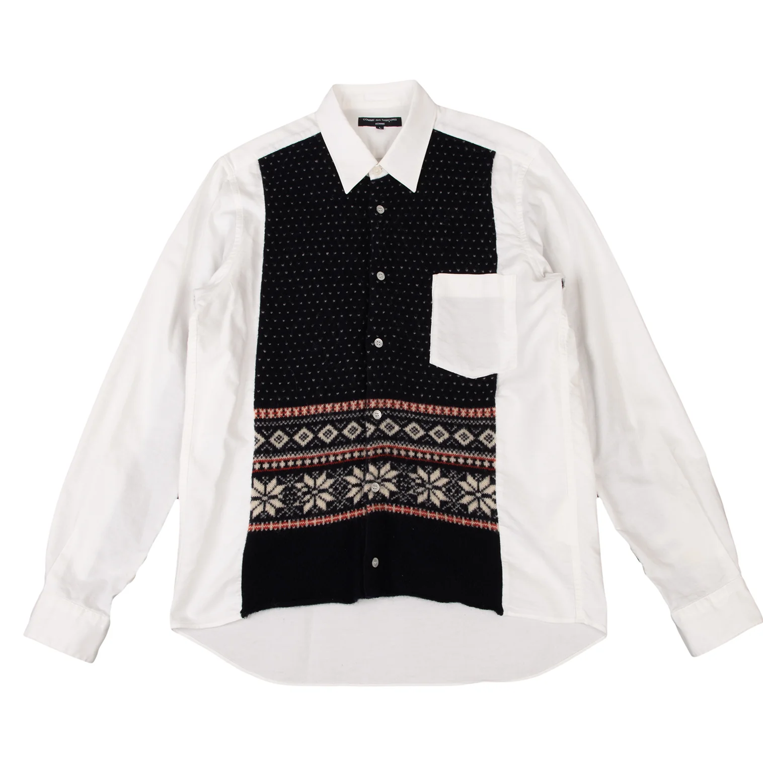 コムデギャルソン オムCOMME des GARCONS HOMME フェアアイルニット