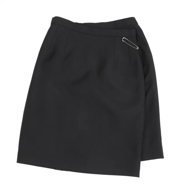 コムデギャルソンCOMME des GARCONSエステルハーフラップスカート 黒M