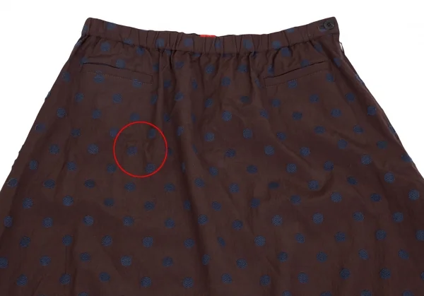 イッセイミヤケ ハートISSEY MIYAKE HaaT ドット打ち込みサルエル