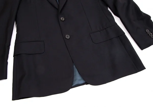 グッチGUCCI ウールセットアップスーツ 紺M位 (K-125887)