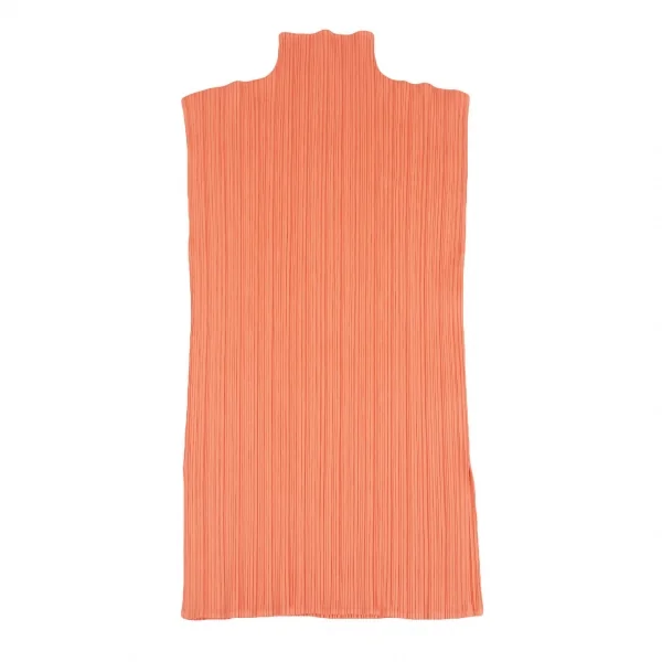 プリーツプリーズPLEATS PLEASE プリーツハイネックノースリーブ 薄
