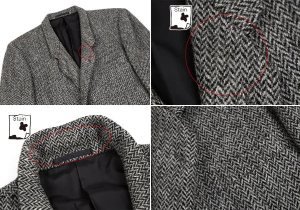 コムデギャルソンオムCOMME des GARCONS HOMME ウールハリスツイード