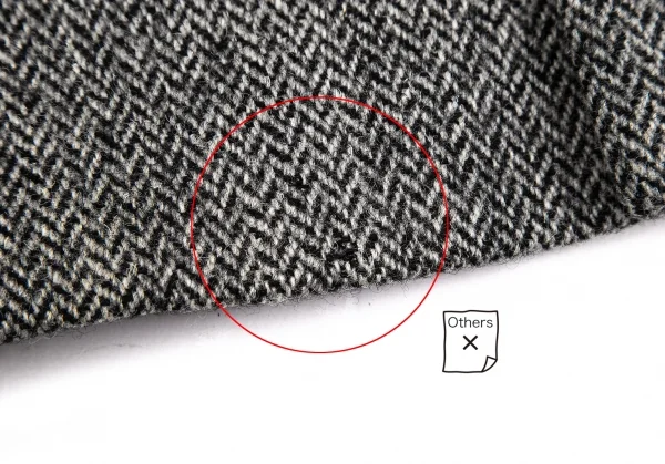 コムデギャルソンオムCOMME des GARCONS HOMME ウールハリスツイード