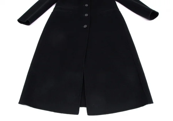 エンポリオアルマーニEMPORIO ARMANI カシミヤロングコート 紺36 (K