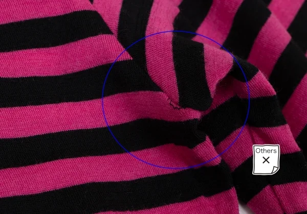 コムデギャルソンCOMME des GARCONS ハートプリントボーダーカットソー