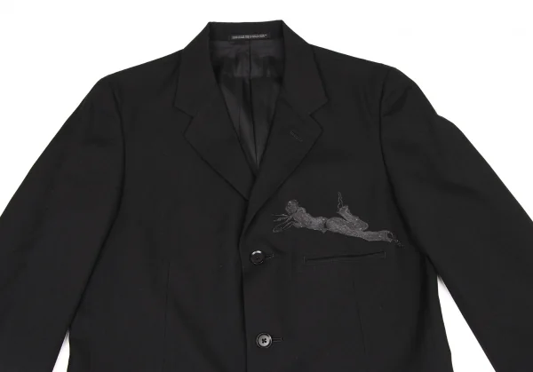 ヨウジヤマモトプールオムYohji Yamamoto POUR HOMME ウールギャバ女優