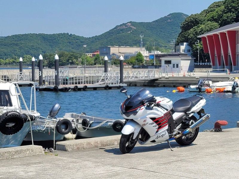 梅雨開けキター！ZX-14Rで行く岡山・日生プチツー【にこさんツーリング