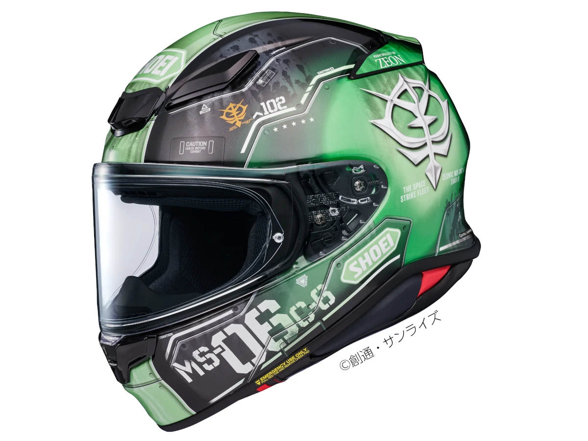 新製品】SHOEI×機動戦士ガンダム THE ORIGINがコラボ！ Z-8「MS-06C-6