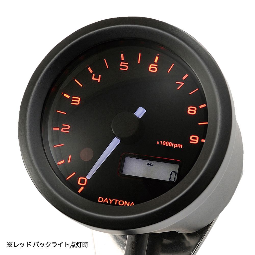Webike | DAYTONA デイトナ VELONA 電気式タコメーター Ф48 9000rpm