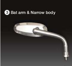 Webike | CRAFTMAN クラフトマン モーフィングミラー バットアーム