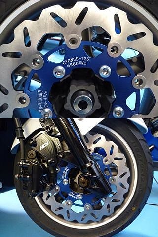 ヤマハ シグナスX ブレーキディスクローター 口コミ・動画