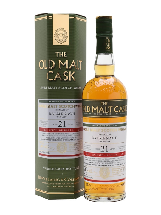 Balmenach 2001 - 21 Year Old - Old Malt Cask Scotch Whisky : The