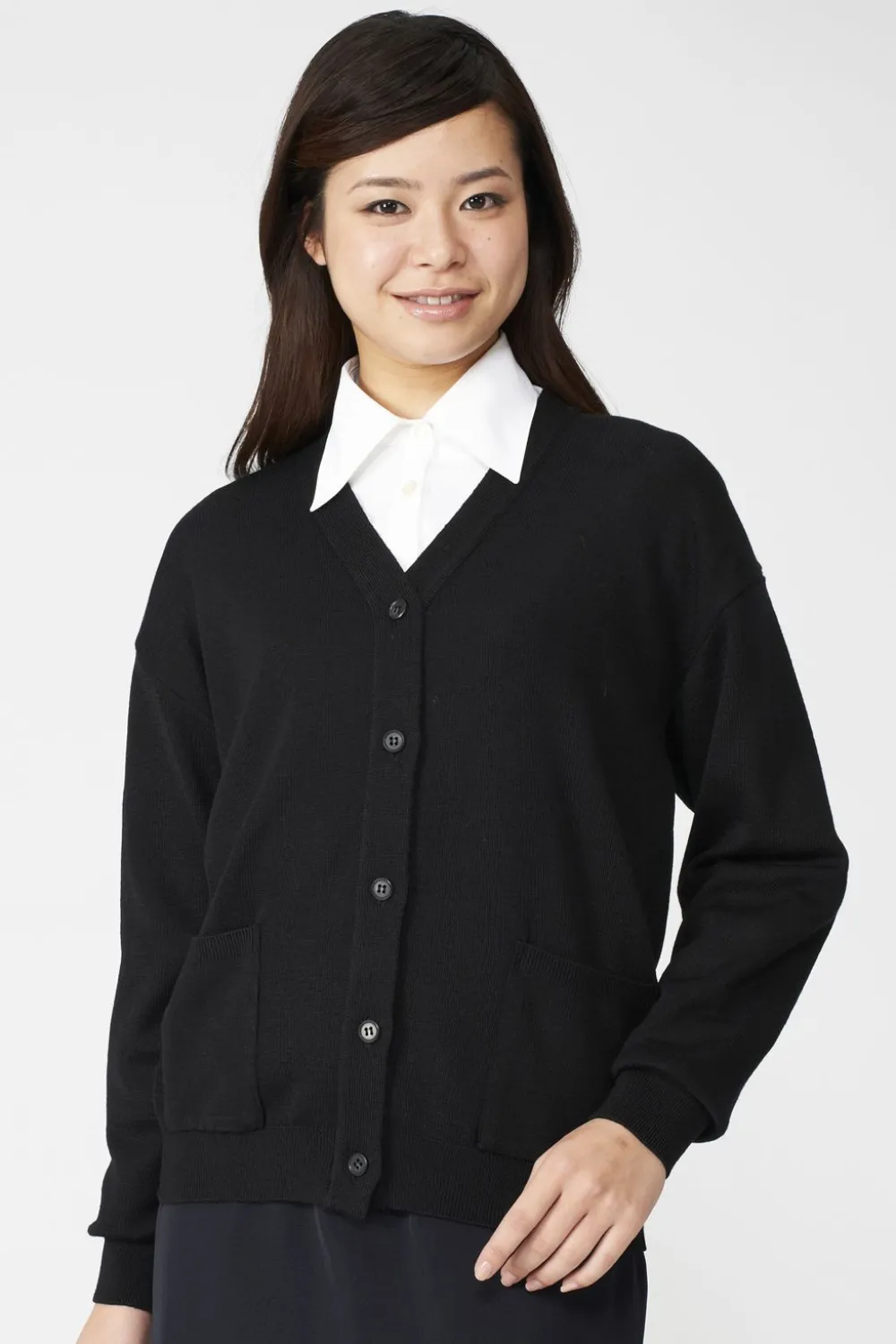 カーディガン フォーク FN152-3 オフィスウェア・ユニフォームの専門店