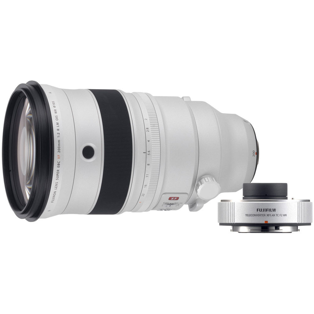 Fujifilm Fujinon XF 200mm f/2.0 R LM OIS WR Lens & XF 1.4X TC WR
