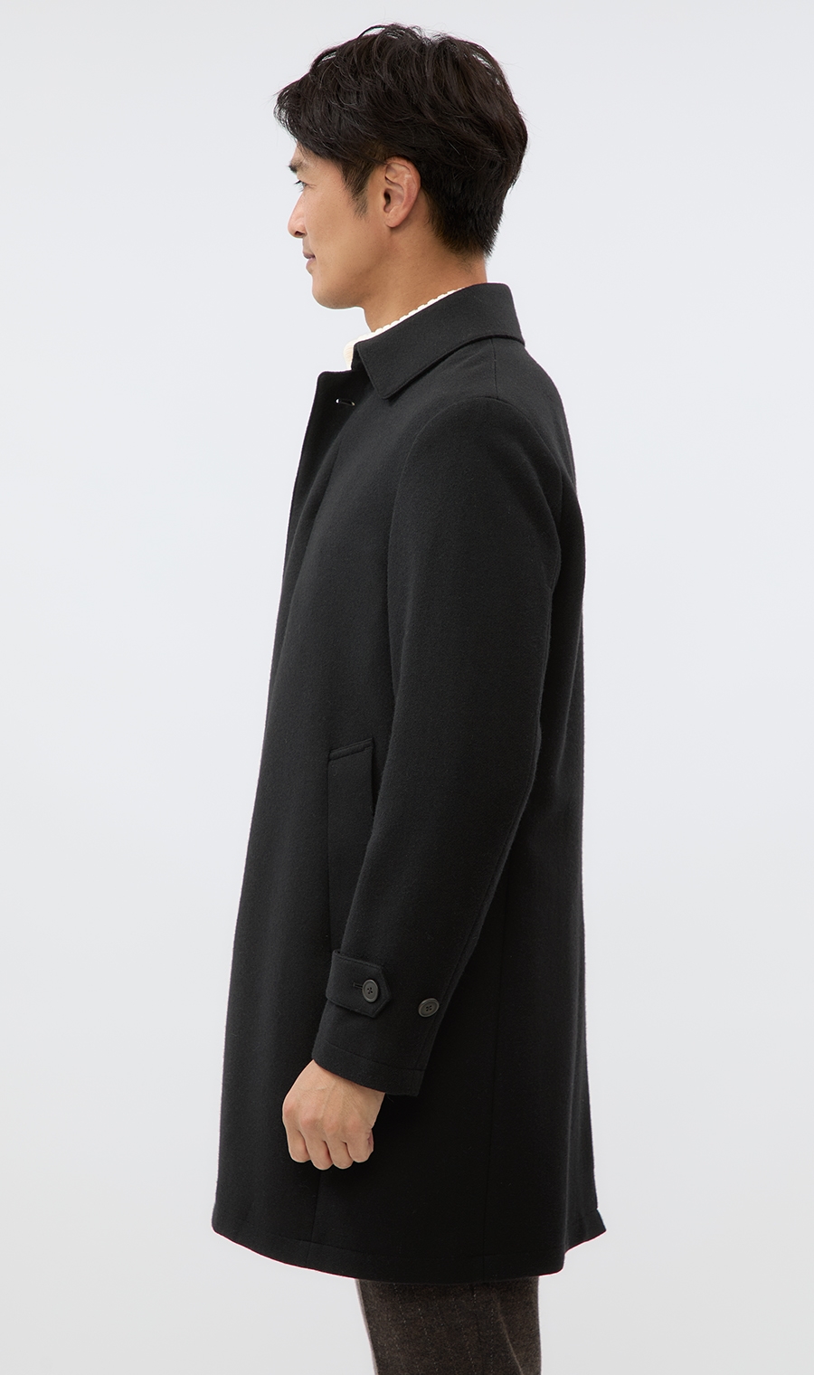 プレミアムステンカラーコート【カシミヤ混】 (231406-91) | Savile