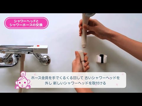 節水ストップシャワーヘッド(レイニー) ホワイト PS303-80XA-MW2 SANEI