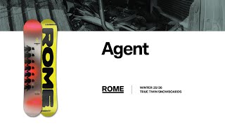 Rome Agent Snowboard 2026 | evo