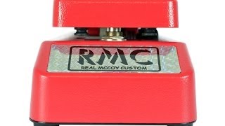 Real McCoy Custom RMC4 Picture Wah Pedal - What To Know & Where To