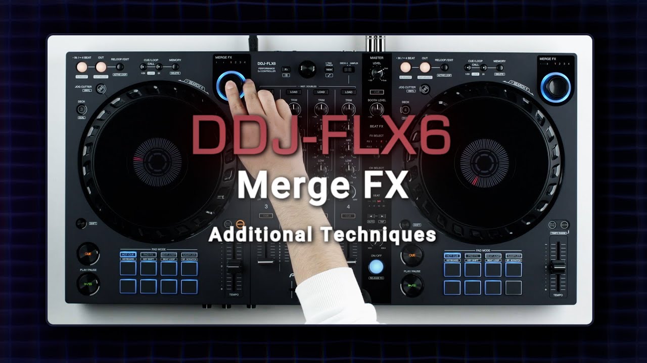 DDJ-FLX6 - 4-channel DJ controller for rekordbox and Serato DJ Pro