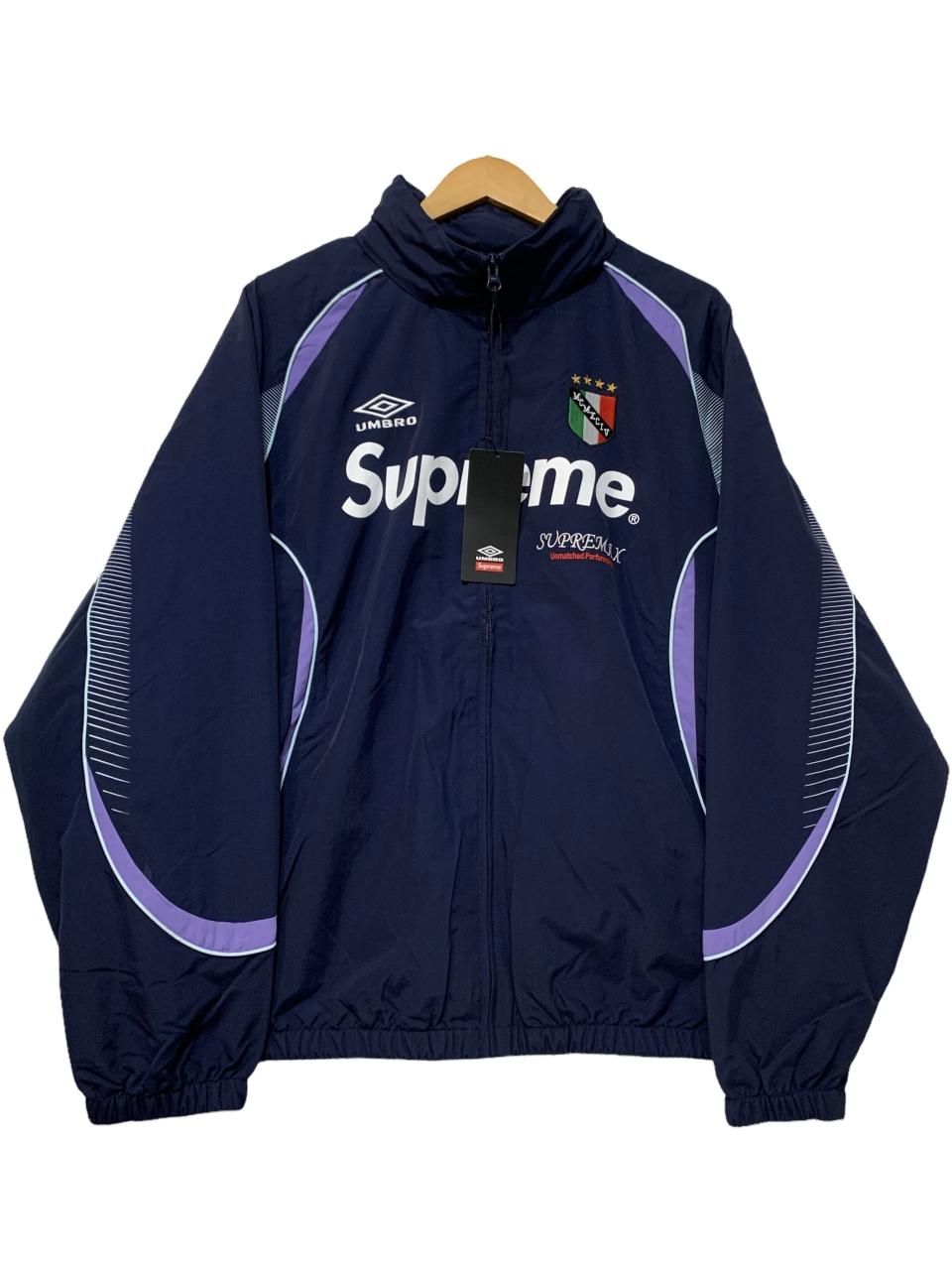 新品 22SS SUPREME × UMBRO Track Jacket 紺 XL シュプリーム アンブロ