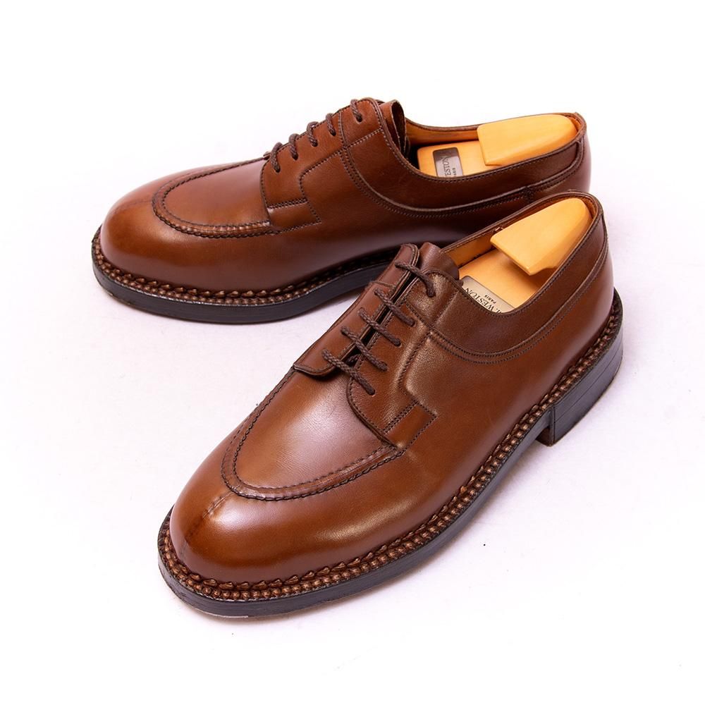 ジェイエムウエストン 677 ハントダービー Uチップ ブラウン ロシアン