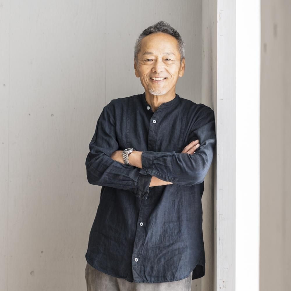 切替シャツ リネン 藍染・墨染・泥藍染 | 宝島染工公式通販