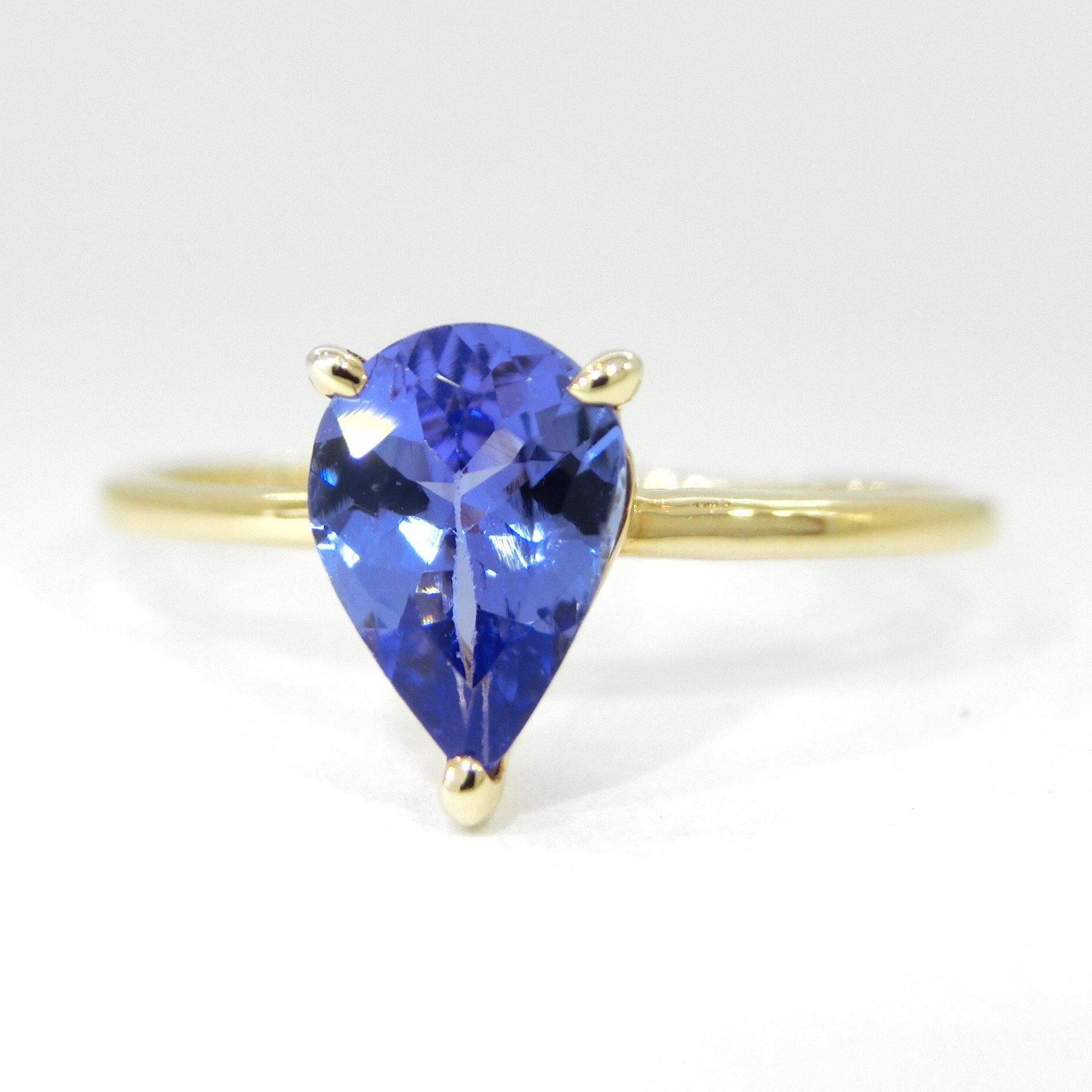 K18 タンザナイト リング - 辻山宝石店