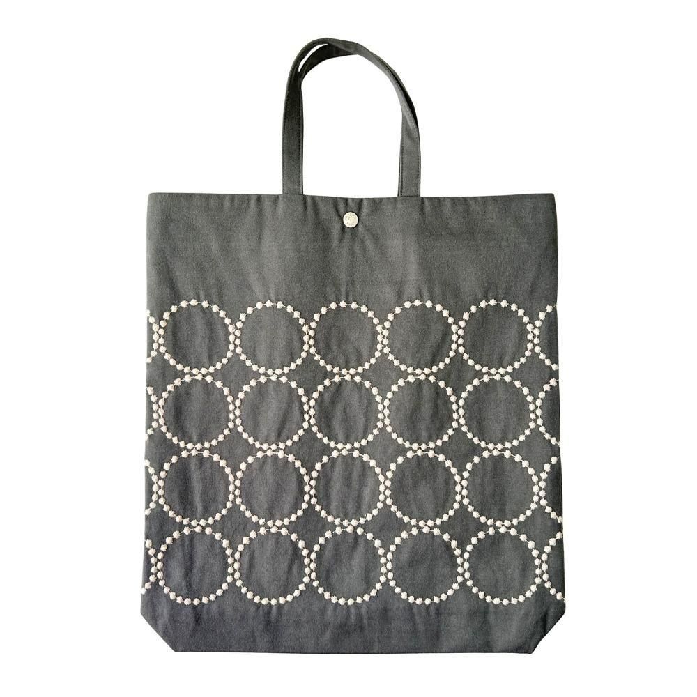 LAST！／mina perhonen（ミナ ペルホネン）／kanssa tote tambourine L