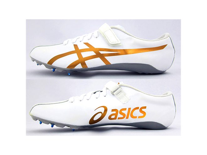 アシックス、“100m9秒台”桐生選手モデルのスパイクシューズを限定発売