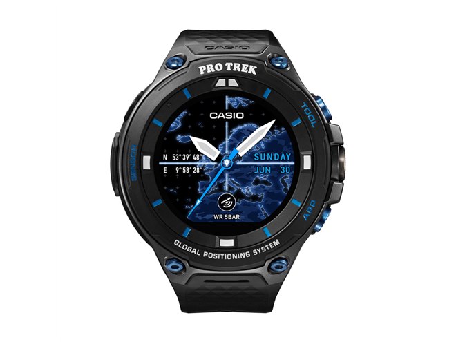 カシオ、サファイヤガラス採用の特別仕様スマートウォッチ「WSD-F20S