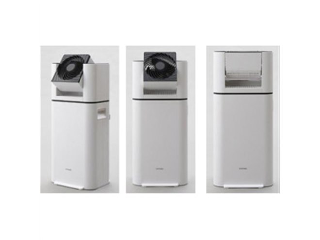 70分で衣類をスピード乾燥できる、サーキュレーター+衣類乾燥除湿機