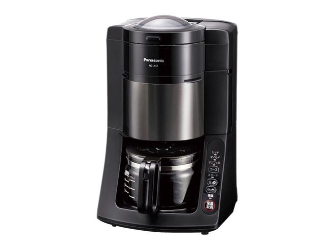 パナソニック、「デカフェ豆」コースを新搭載したコーヒーメーカー「NC