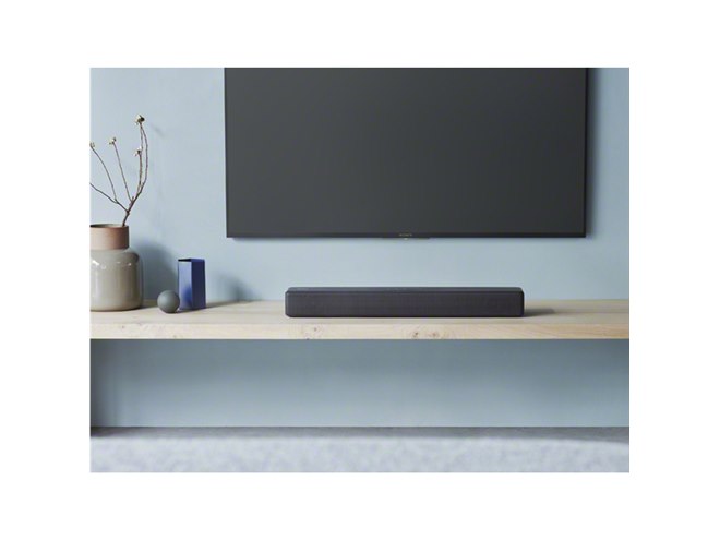 ソニー、2万円台でテレビ前にすっきり置けるスリムなサウンドバー2機種