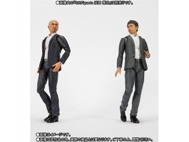 ダウンタウン」浜田雅功＆松本人志のリアルなフィギュア、各6,480円