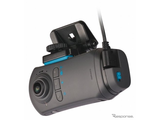 カーメイト、全天球型ドライブアクションレコーダーの高性能モデル発売