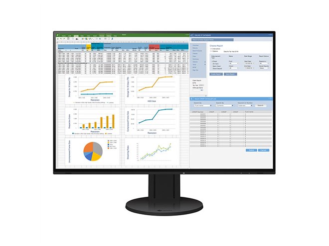 EIZO、デイジーチェーン接続に対応した24.1型液晶「FlexScan EV2457