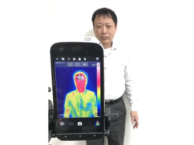 台湾では新型コロナの水際対策に」CATスマホ「S61」の実用例が明らかに