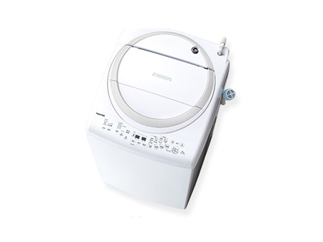 東芝、「浸透ザブーン洗浄」採用のタテ型洗濯乾燥機「AW-8V9」など