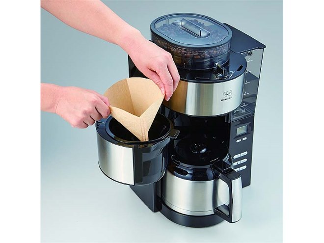 メリタ、家庭用全自動コーヒーメーカー「アロマフレッシュサーモ